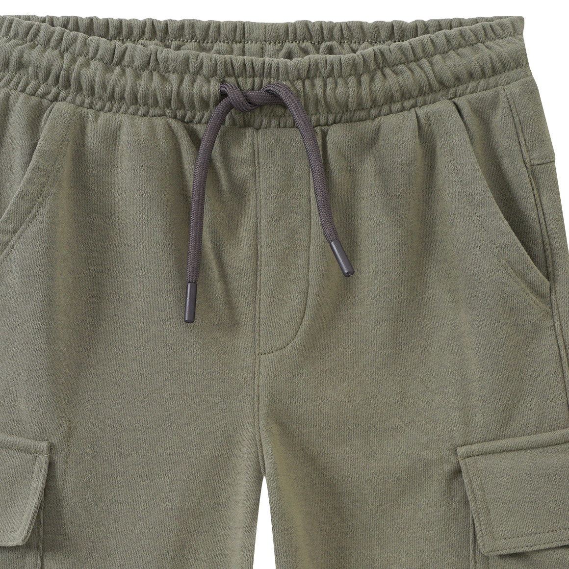 Yigga Jungen Joggingshorts mit Cargotaschen oliv