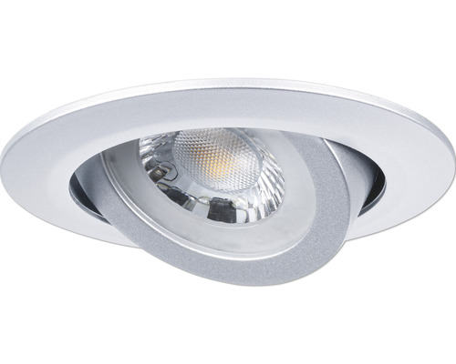Paulmann LED inbouwspots set, 3-traps dimbaar, 3 x 6 W, 550 lm, 3000 K, Ø 8,2 cm, draaibaar, chroom/mat, 3 stuks, 230V