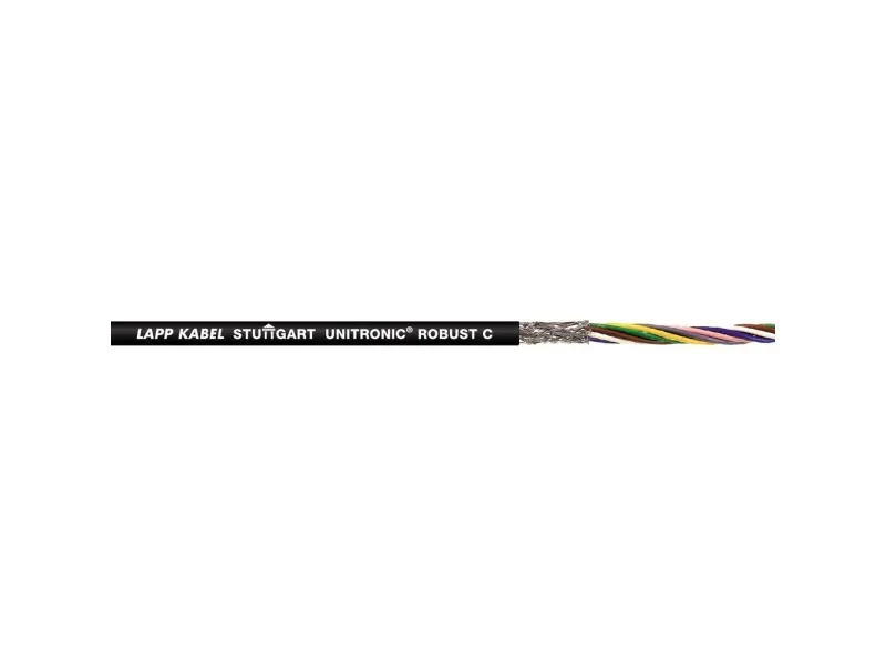 LAPP 1032074/500 Busledning UNITRONIC® ROBUST C 2 x 0.34 mm² Sort 500 m