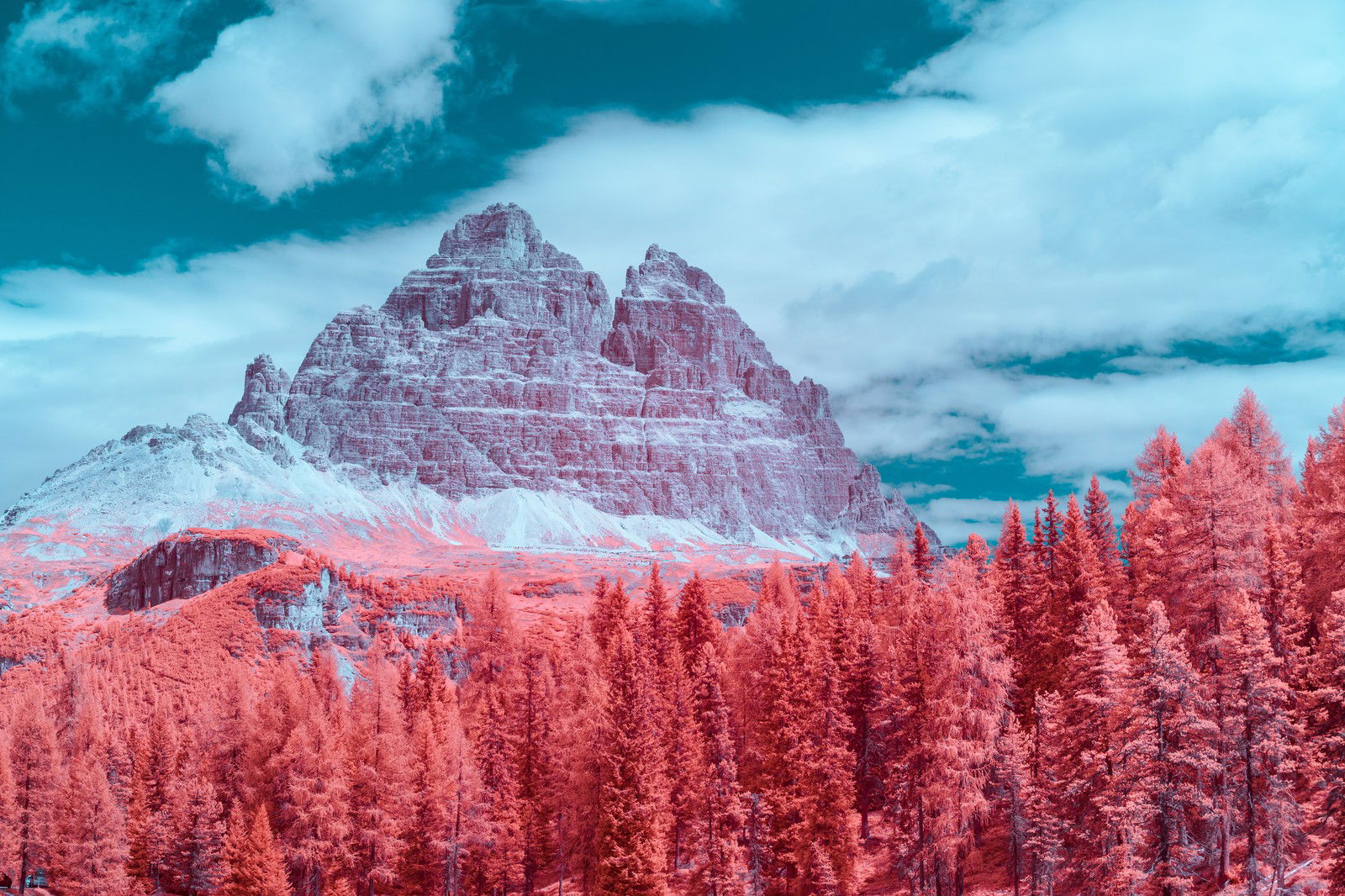 Infrared Dolomites II by Paolo Pettigiani - Limited Edition. Edition of: 150. Signed.
