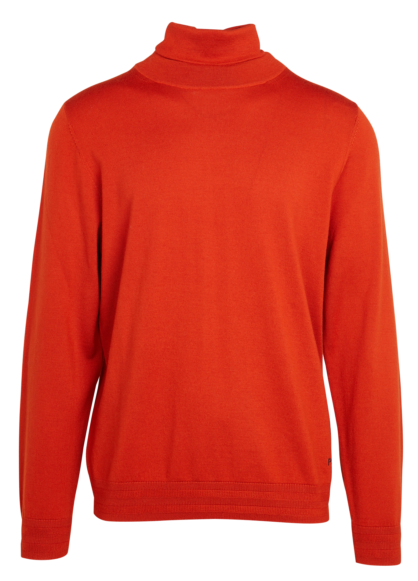 Pull col roulé en laine| Rouge