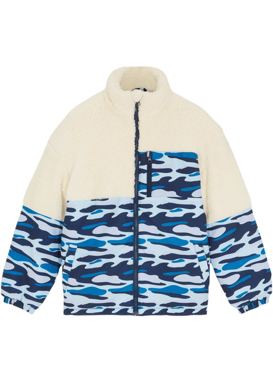 Veste garçon avec maille peluche