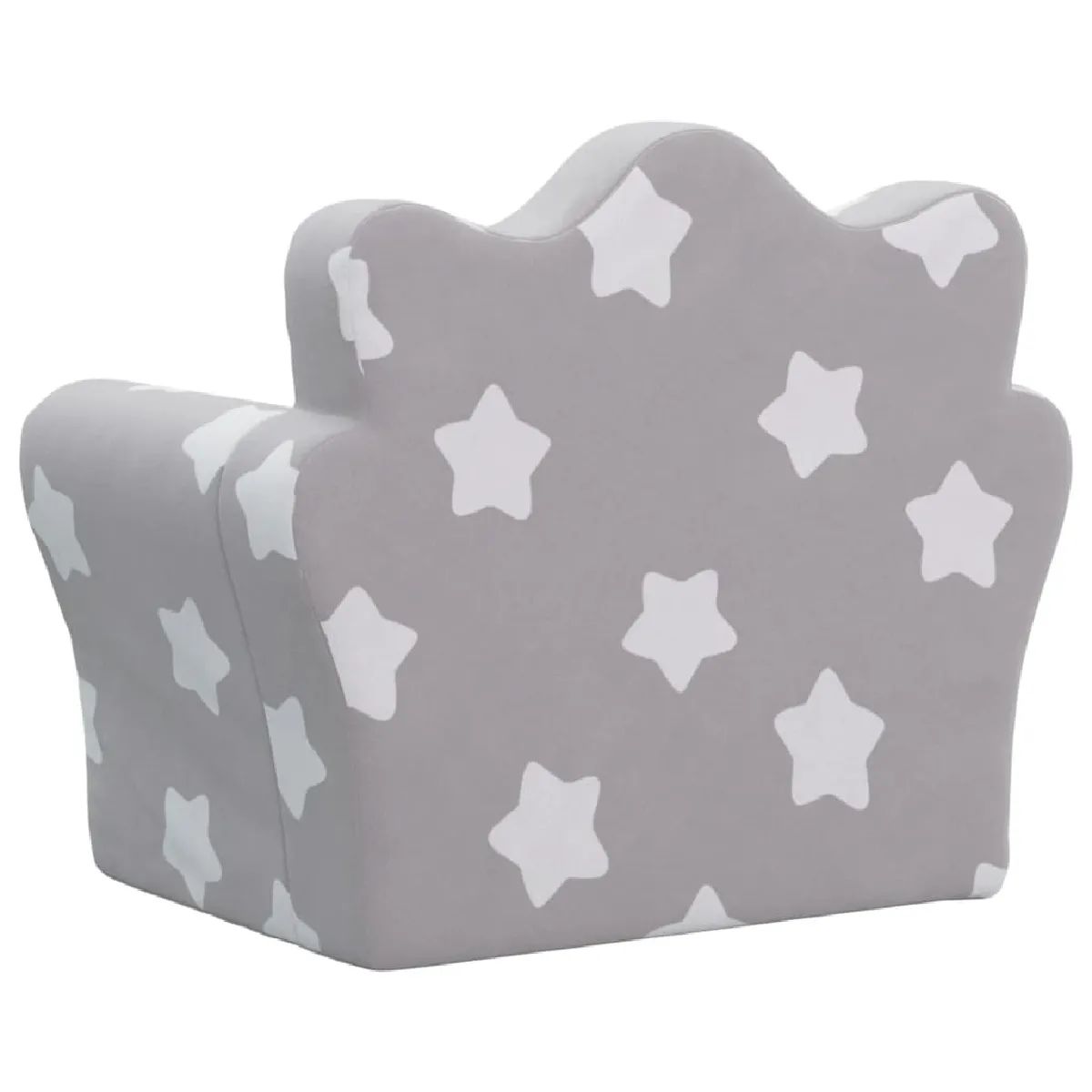 Vidaxl Canapé pour enfants gris clair avec étoiles