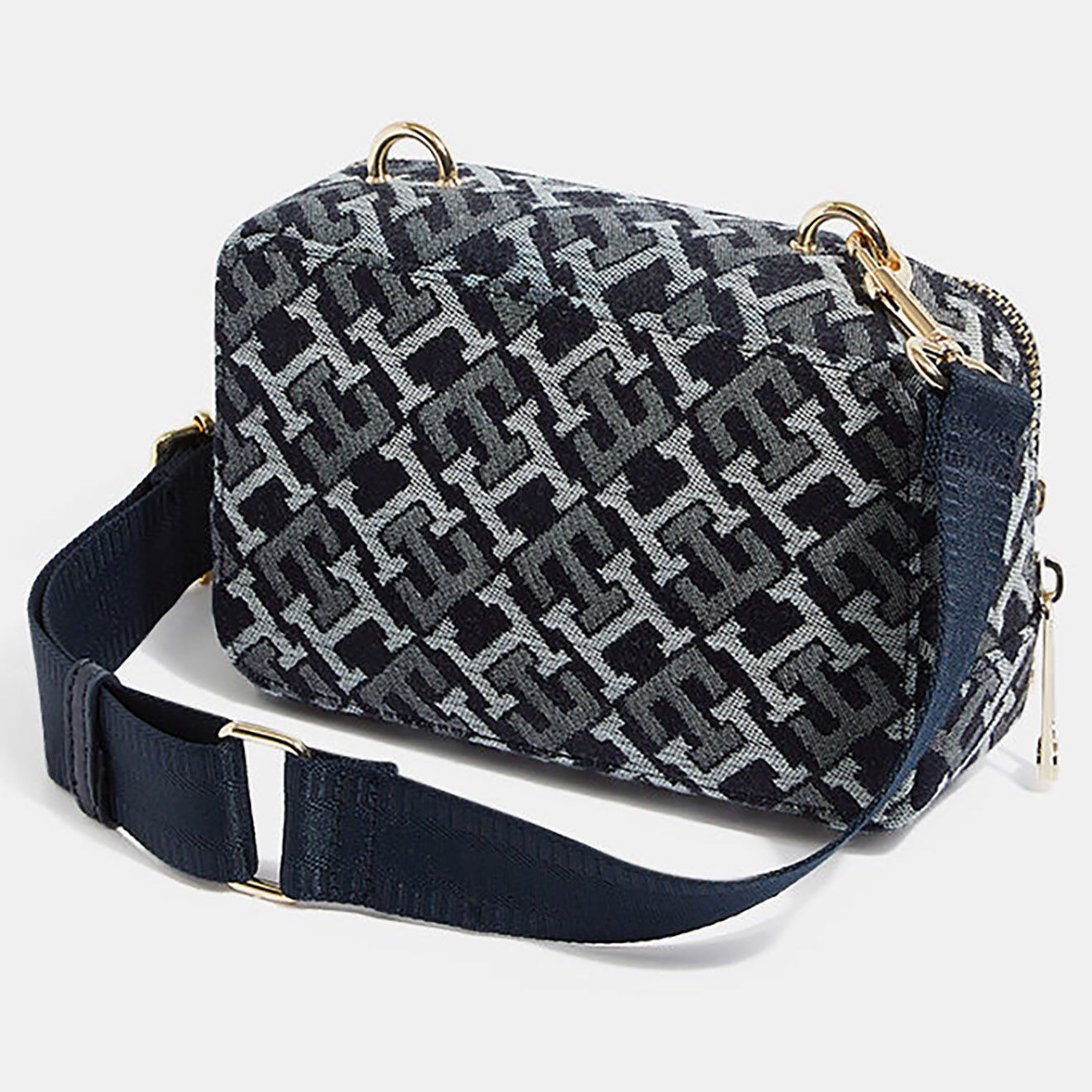 Tommy Hilfiger Sac bandoulière camera Iconic denim bleu - 12x18x6 cm