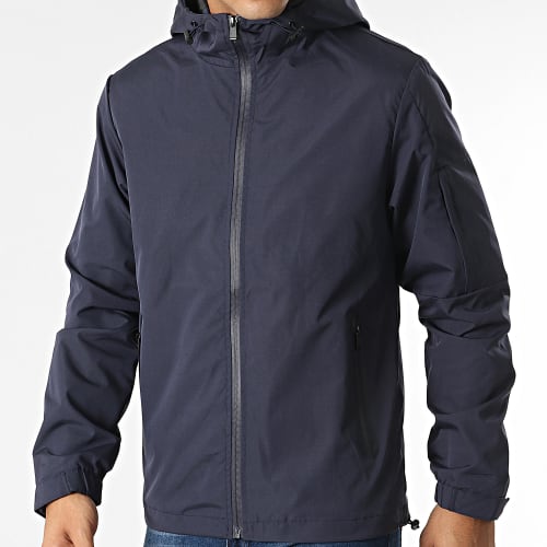 Veste Zippée Capuche ED002 Bleu Marine