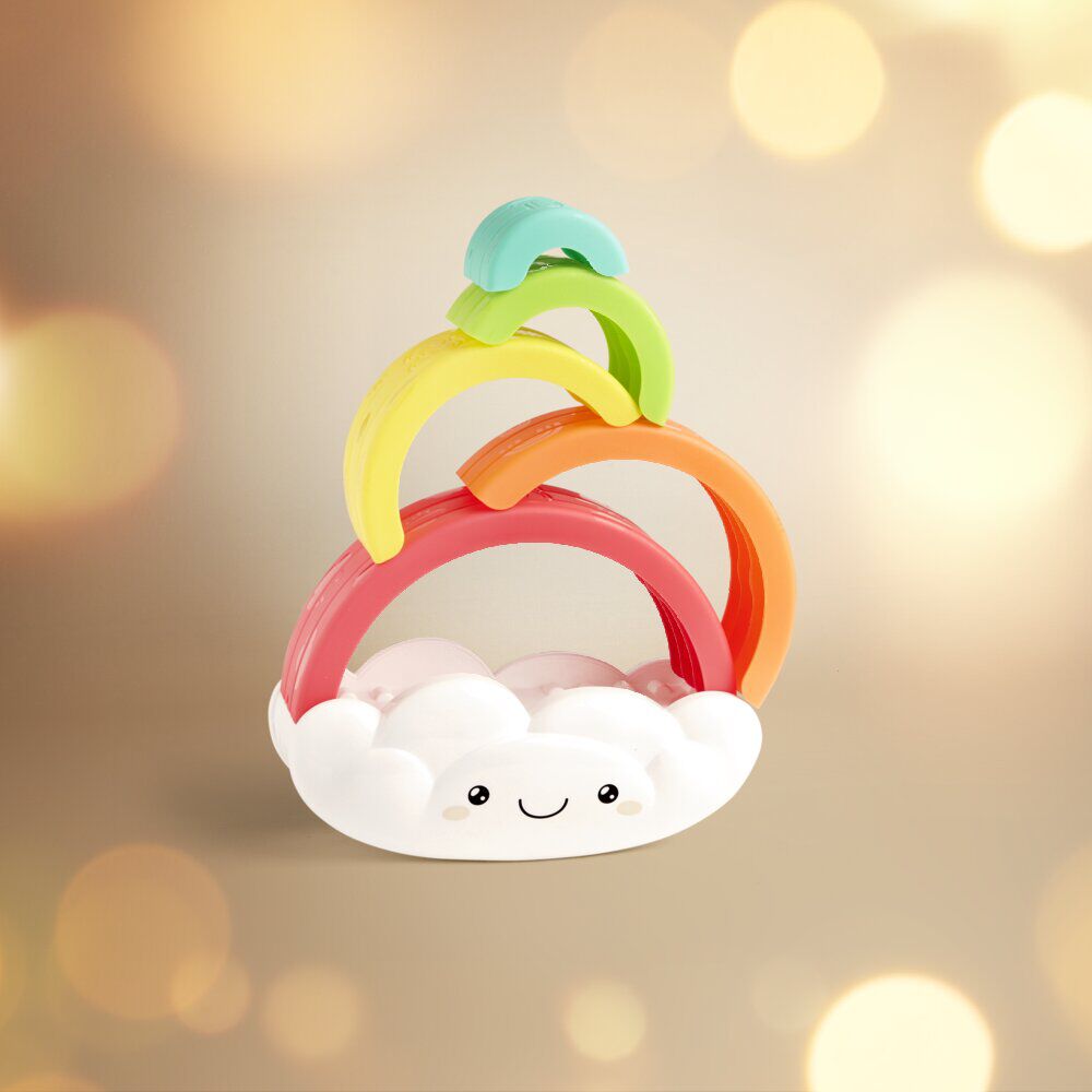 Nuage arc en ciel empilable 24x10xH22cm