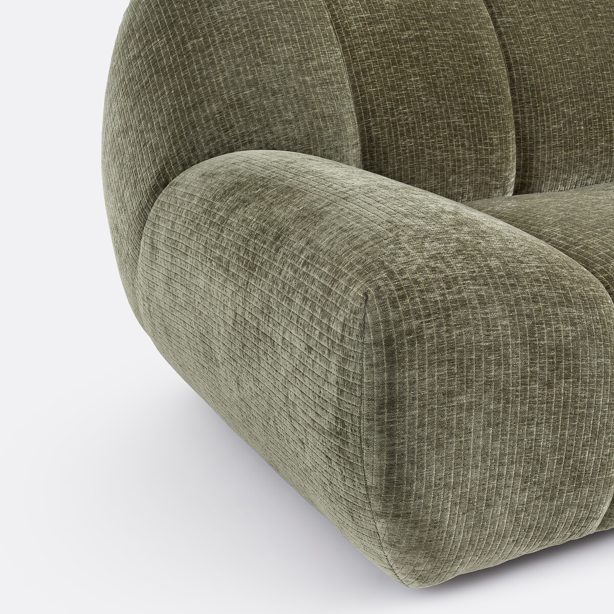 LA REDOUTE INTERIEURS<br>Sofá vintage de 2 lugares em veludo cotelê, Nuria