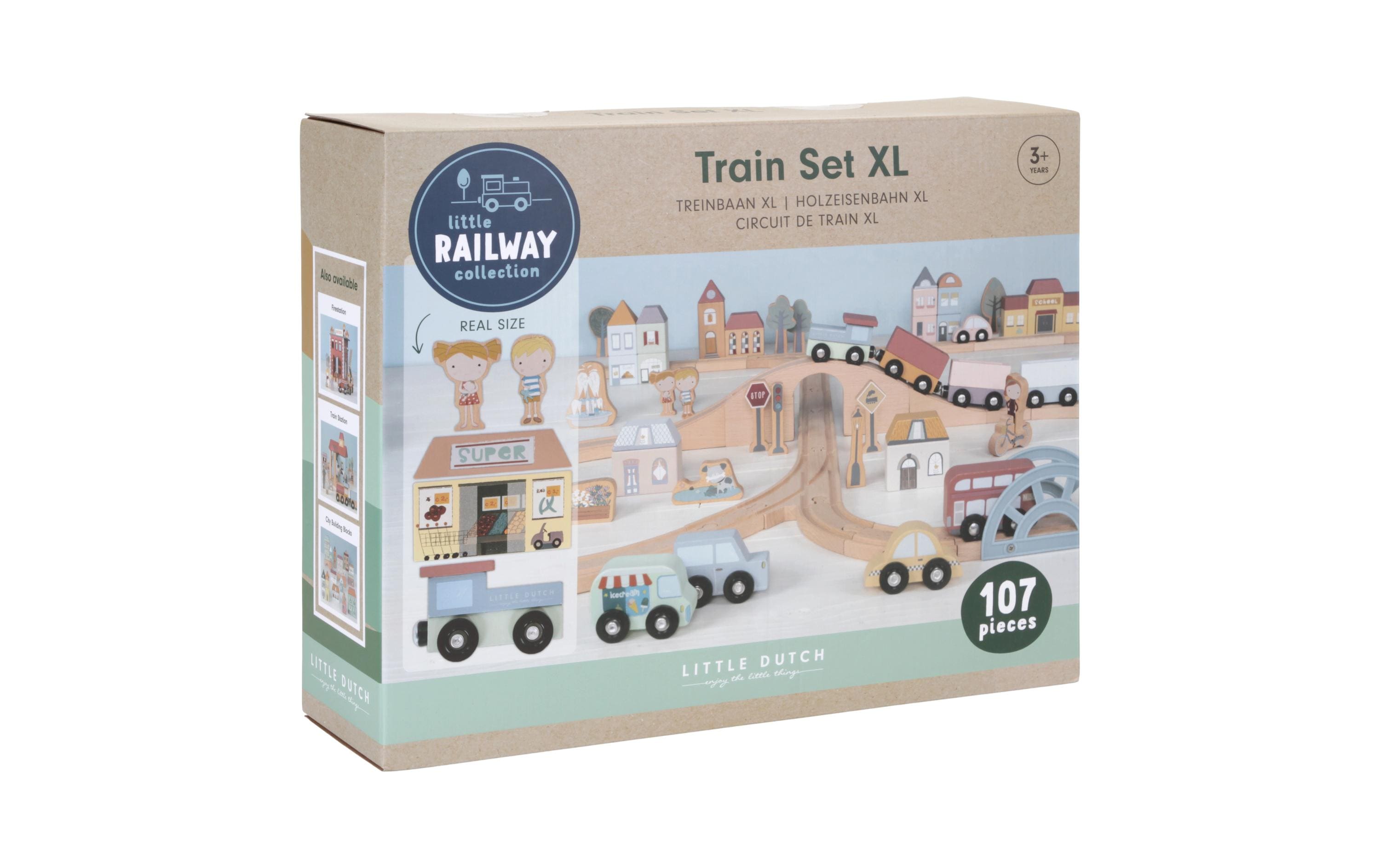 Holzeisenbahn XXL Starter-SetHolzspielzeug