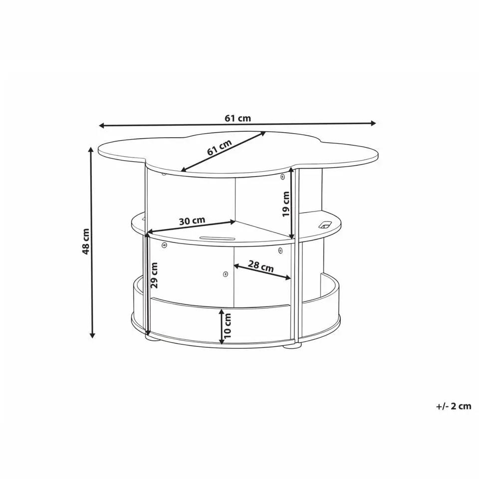 TIBOO - Kindertafel met stoelen - Lichtgroen - MDF