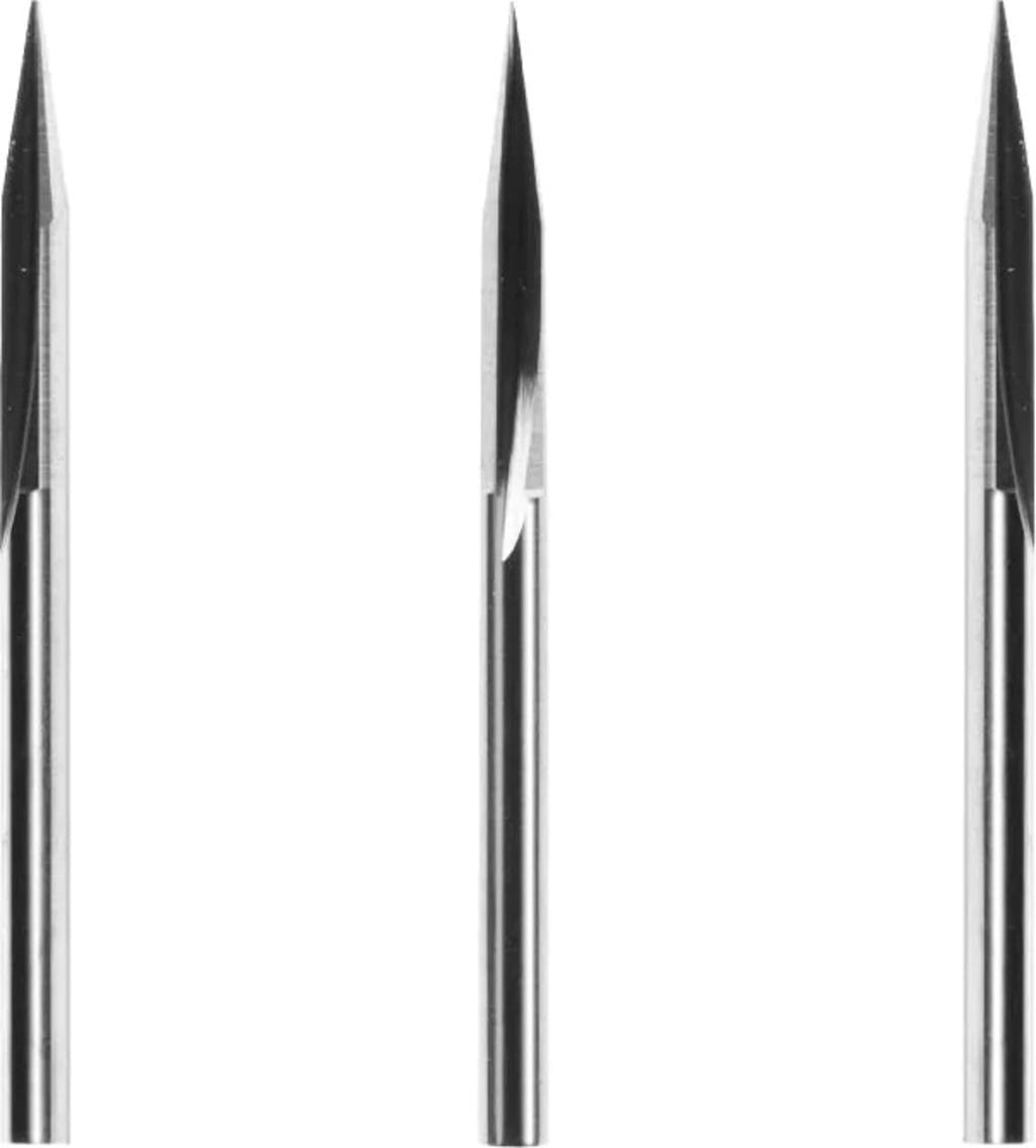 Snapmaker  Straight Groove V-Bits 3er-Set    Für Präzisions- und Detailarbeiten