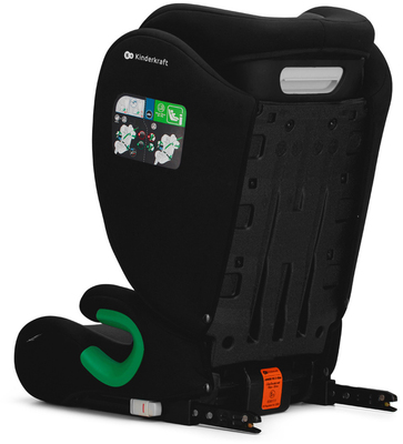 Kinderkraft JUNIOR FIX 2 i-Size Bilstol, Graphite Black