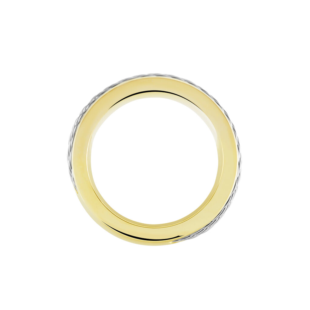 Bague Andro Acier Bicolore
