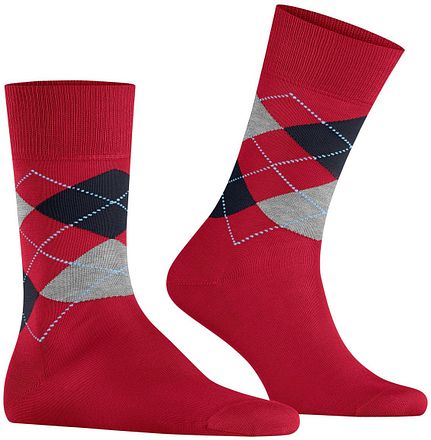 Burlington Manchester Sok Ruit Rood 8048 21088-8048 kopen
