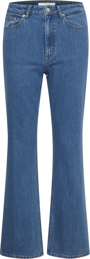 Gestuz LucieGZ HW straight jeans NOOS Mid dark blue washed