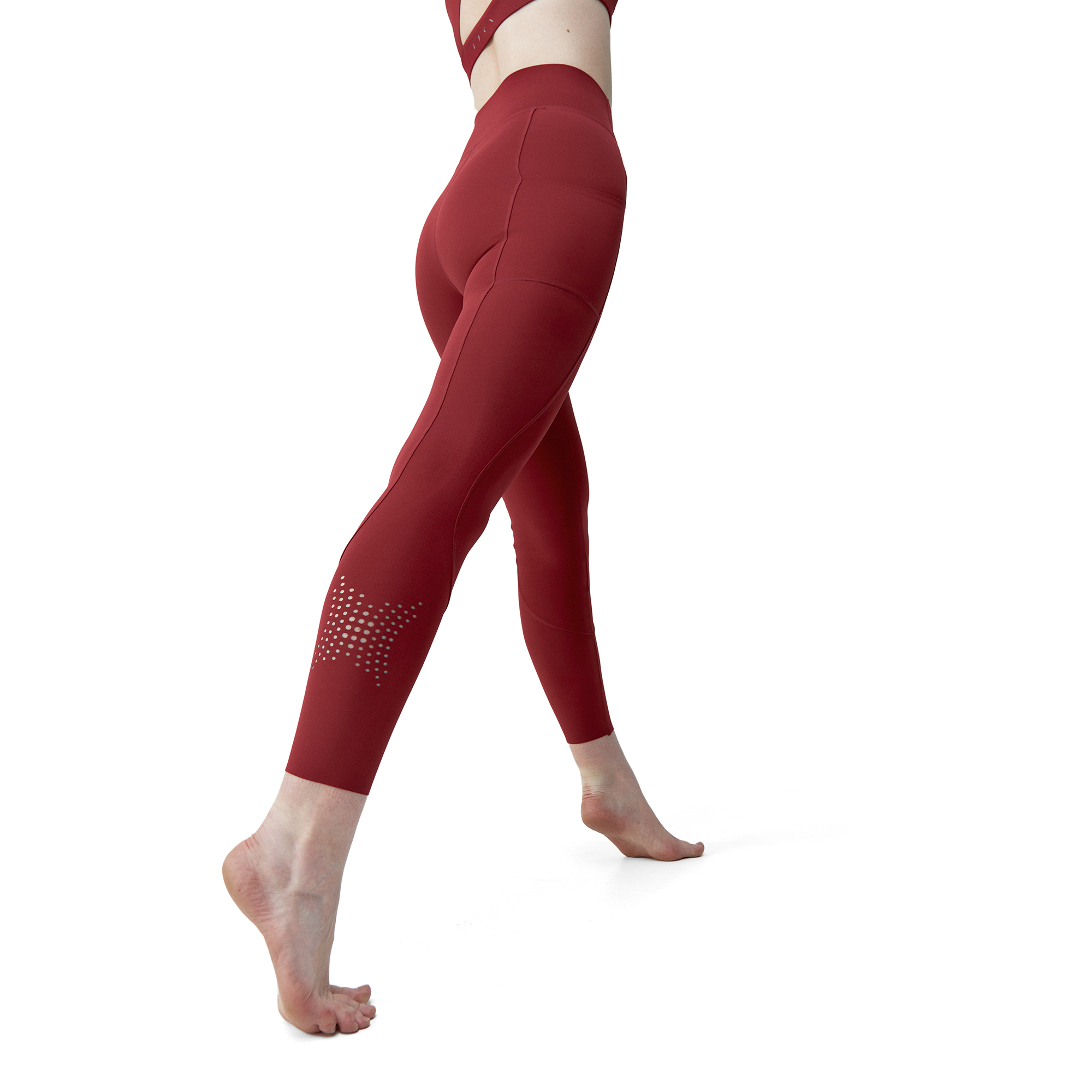 DENISE - Legging denise au design unique | Rouge