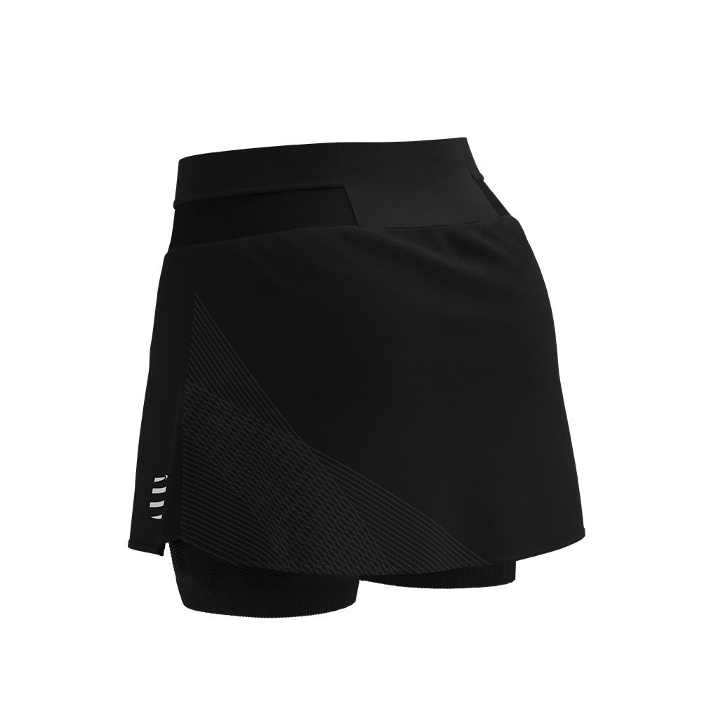 Compressport PERFORMANCE SKIRT - Jupe-short Femme black