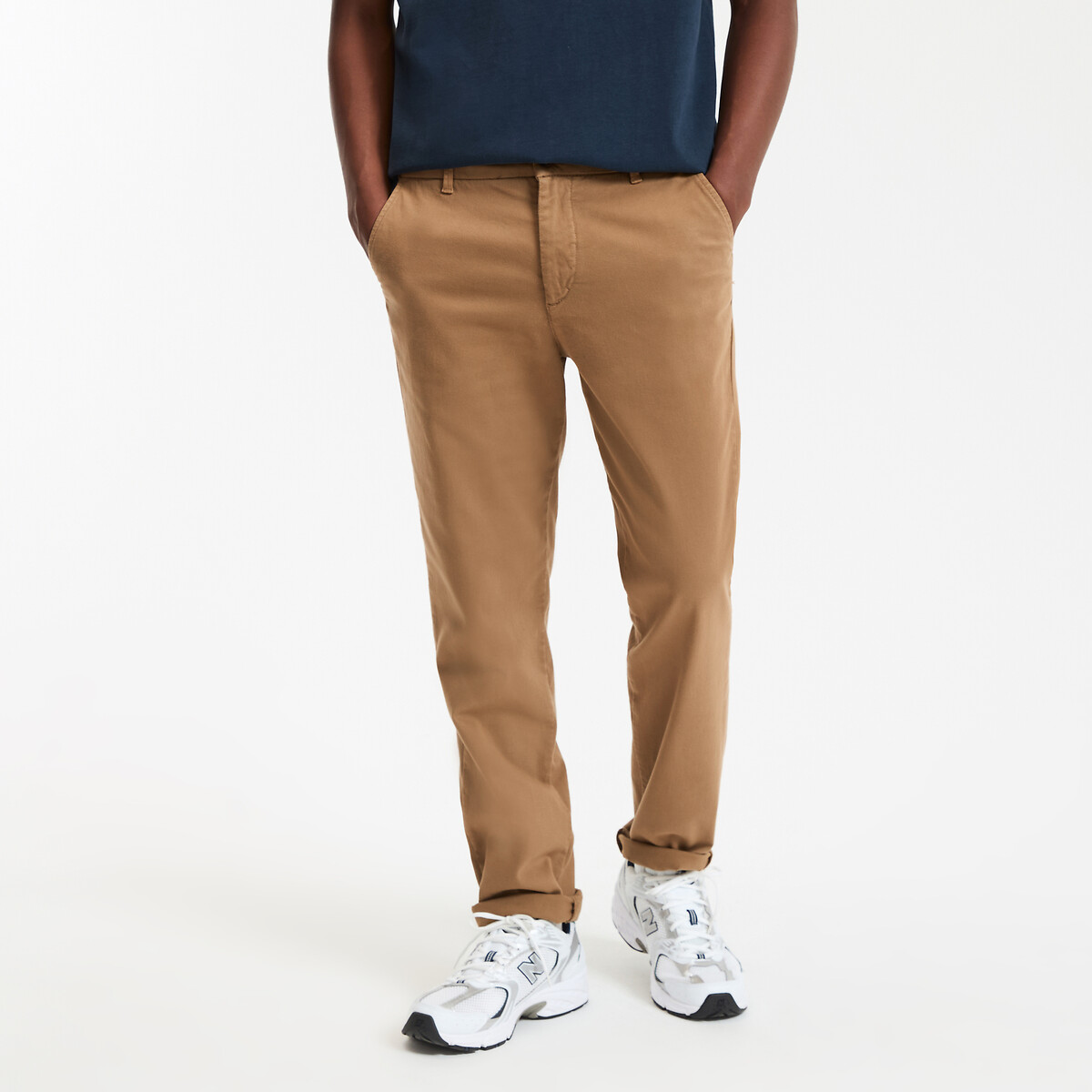 COLEÇÕES LA REDOUTE<br>Cuecas chino regulares, Assinatura FRANÇOIS