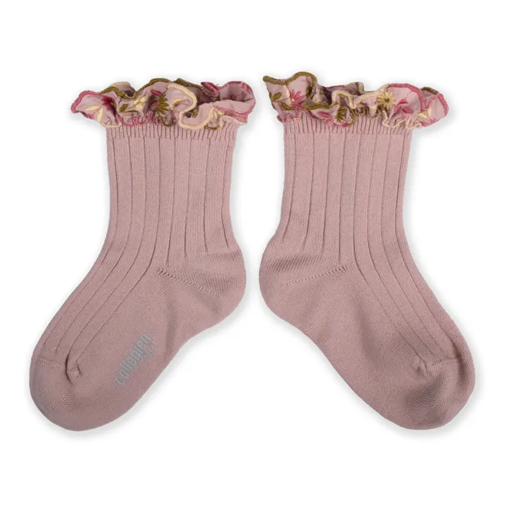 Collégien Chaussettes Anemone | Vieux Rose