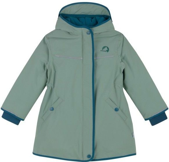 Finkid Kids Milla Lange jas (Kinderen |turkoois/groen |waterdicht)