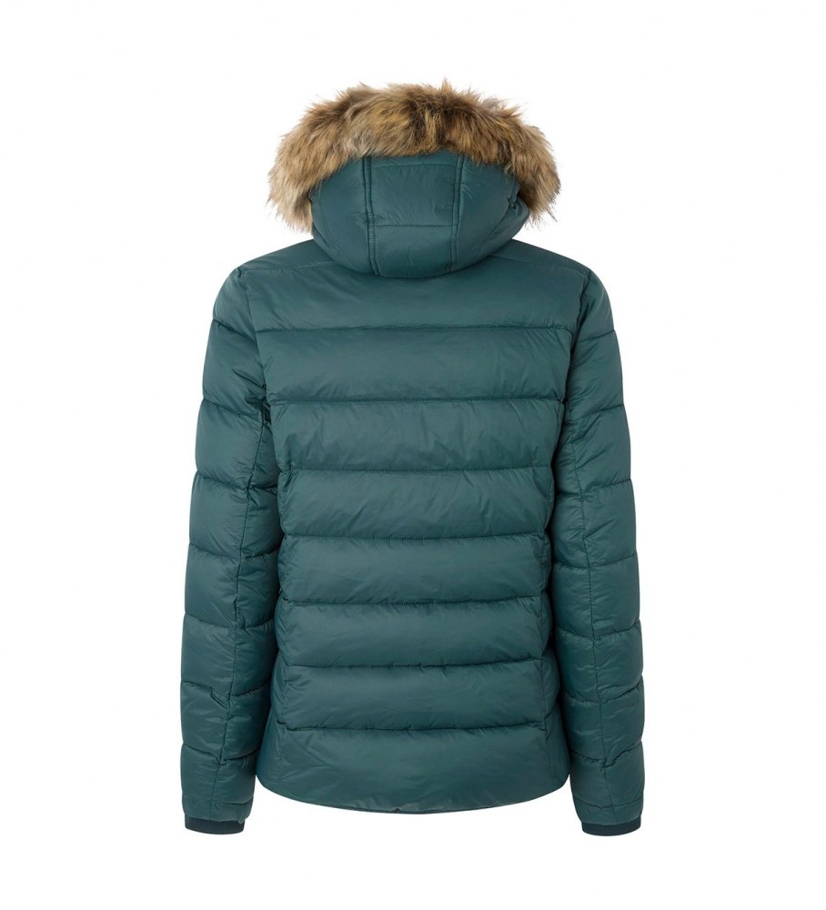 Jaqueta curta verde Pepe Jeans May