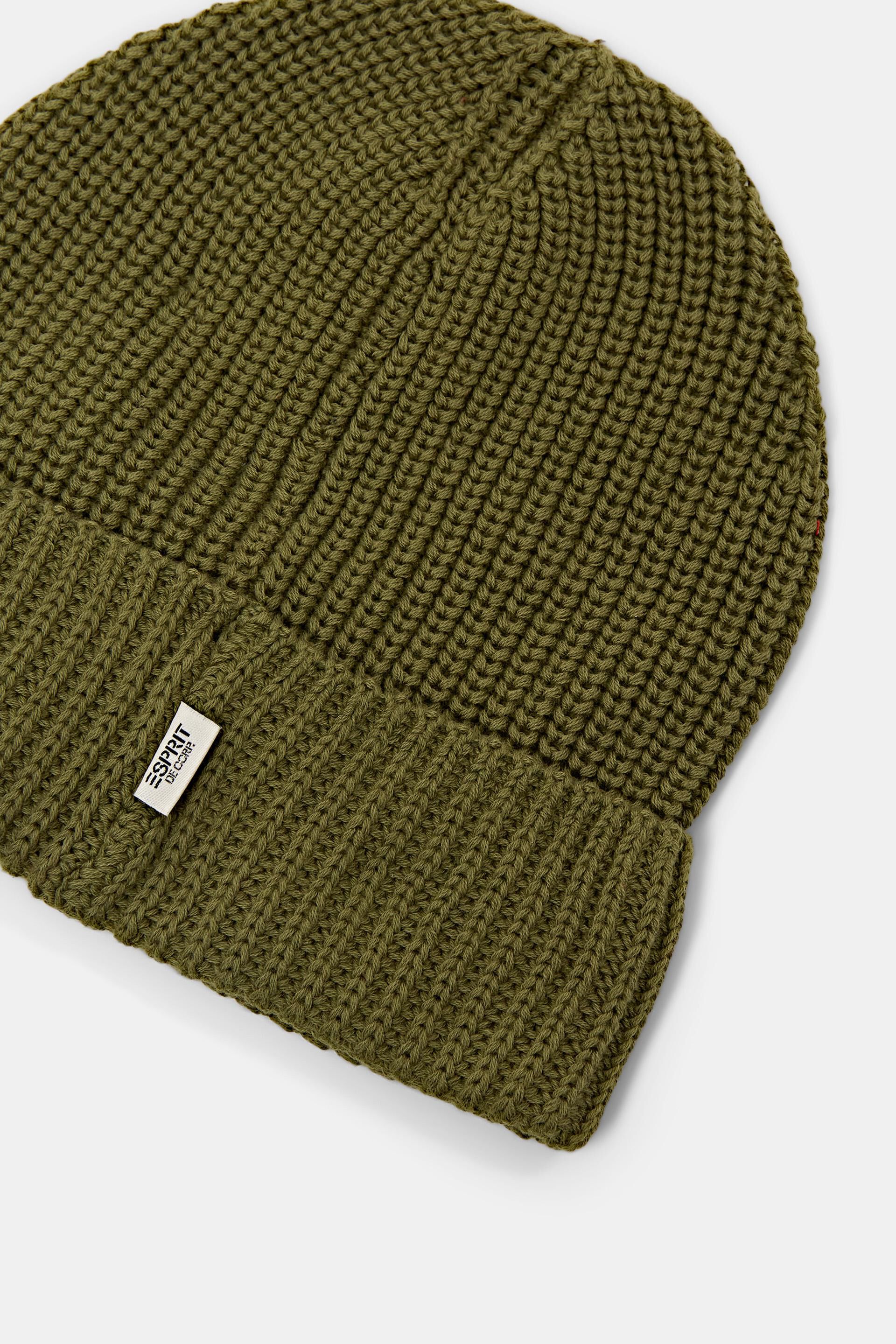 Bonnet de pêcheur en maille côtelée