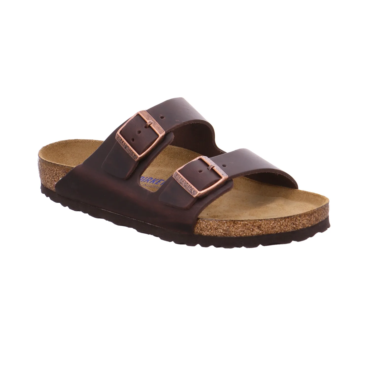 BIRKENSTOCK Bio-Mûles Braun Leder