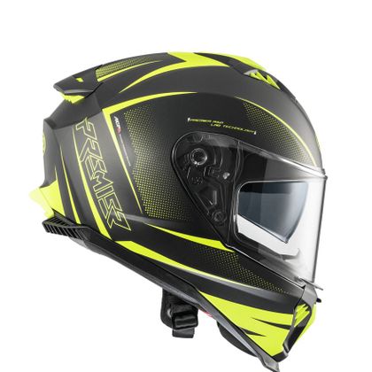 Casque Premier TYPHOON - FR Y9 BM - Noir / Jaune
