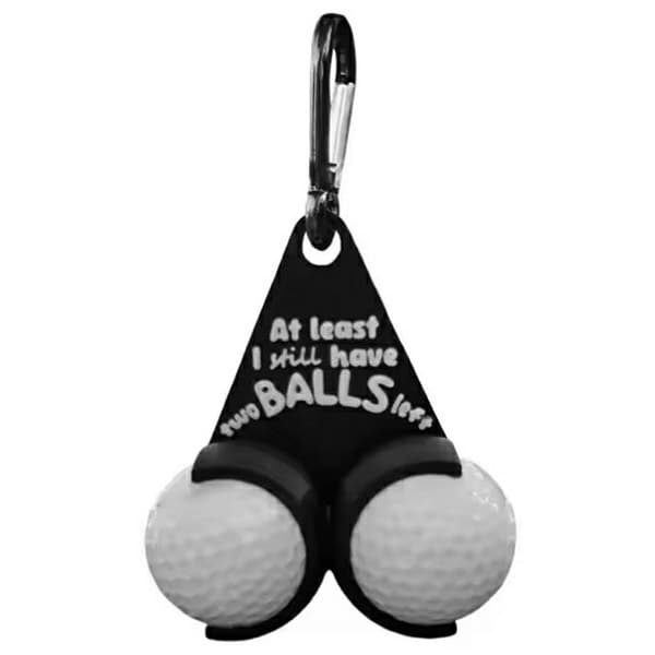 Golfballholder Funny Letters Doble golfballer Golfgave - Stil A