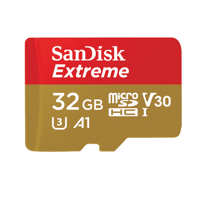 SanDisk Extreme 32 GB microSDHC(Speicherkarte für GoPro Kameras)
