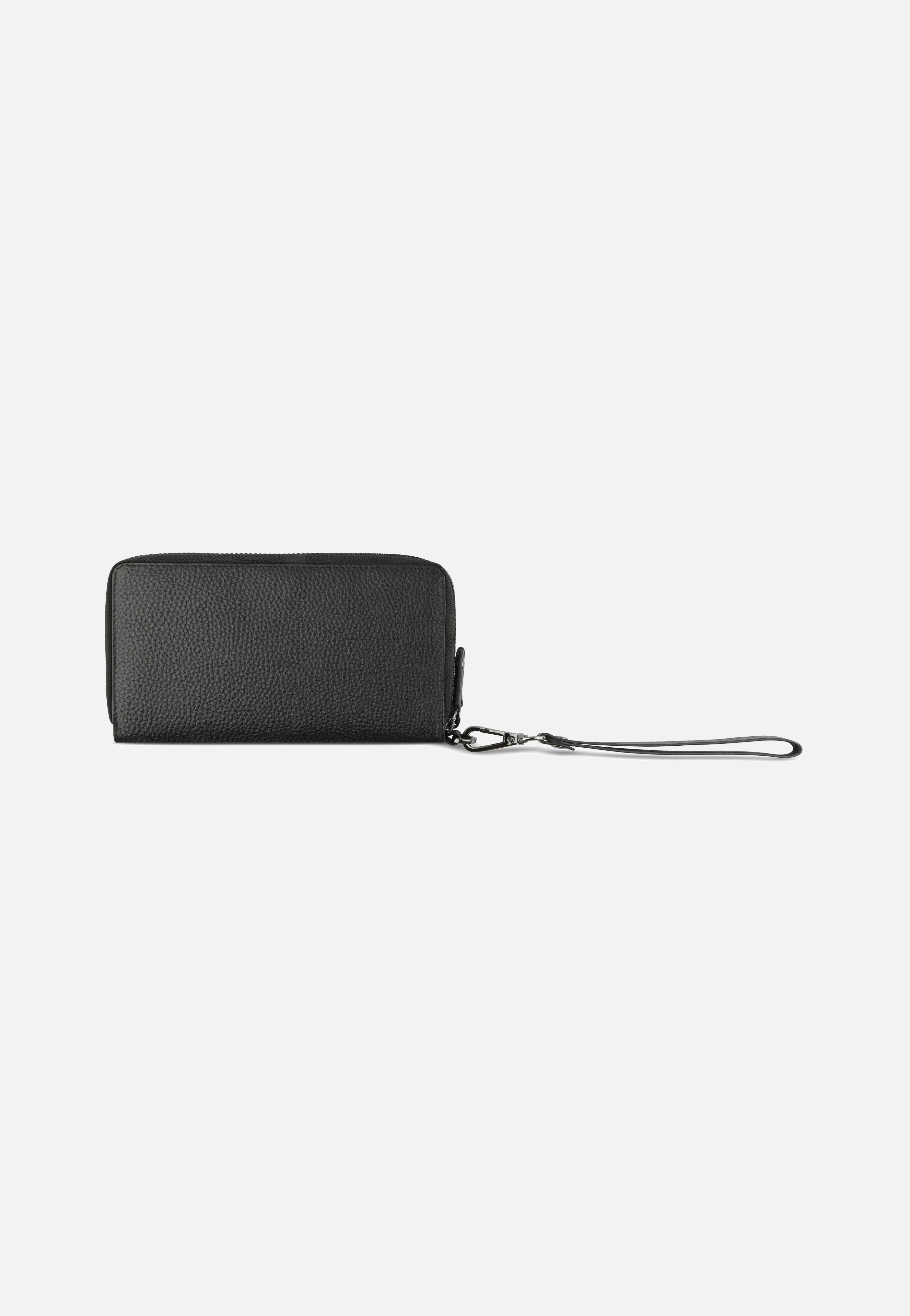 Elsa Ladies Double Zip Schwarz - Portemonnaie