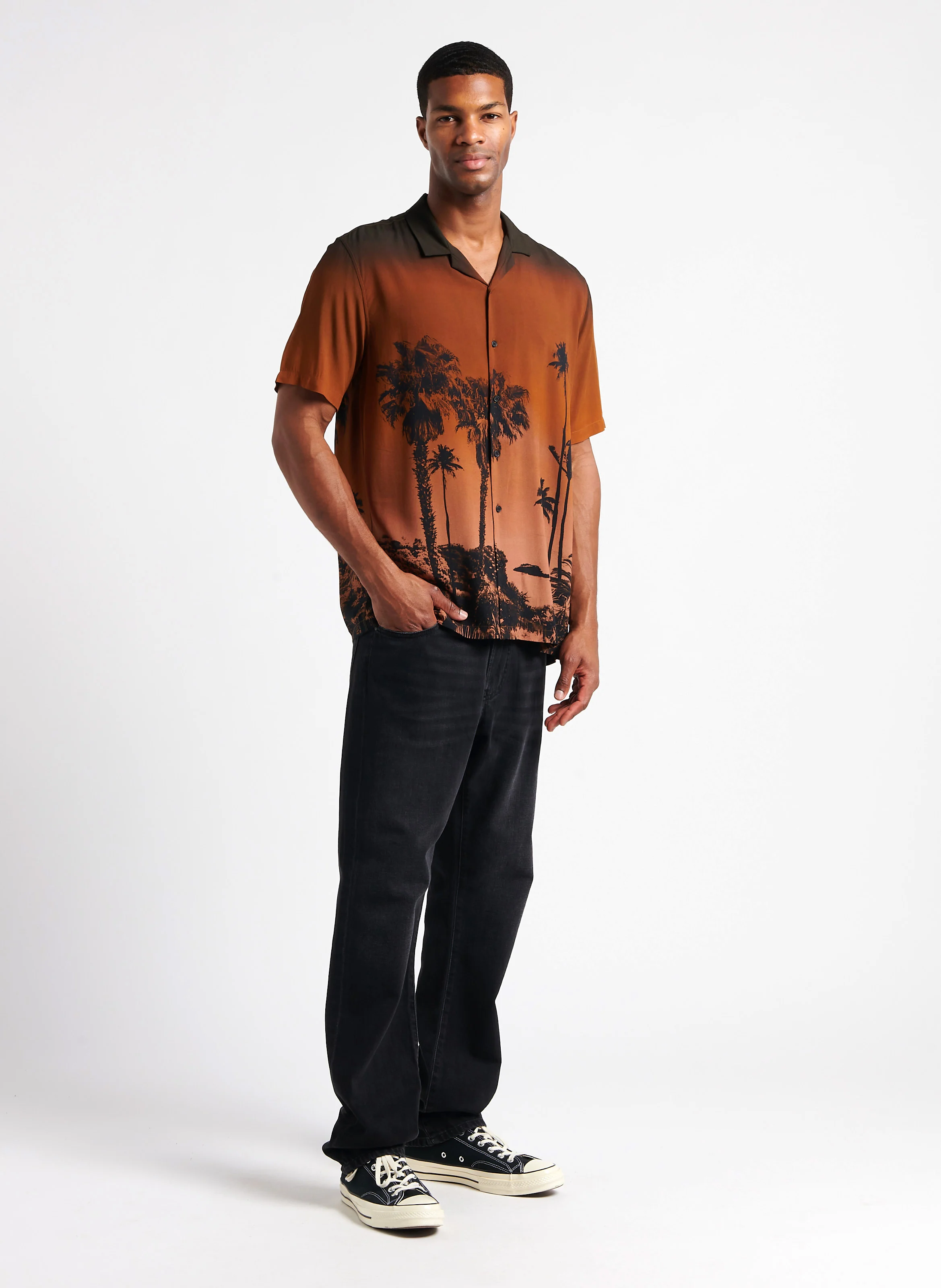 Jean regular-fit en coton | Noir