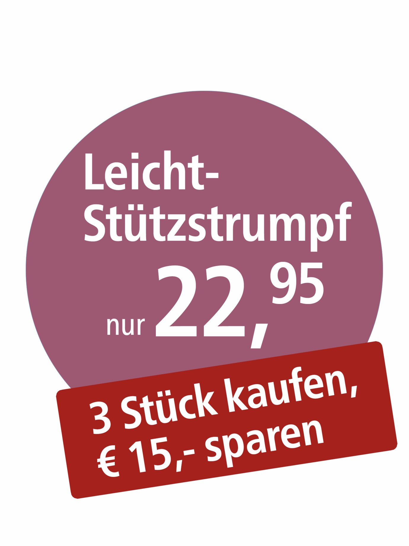 Leicht-Stützstrumpf 1000 Poren