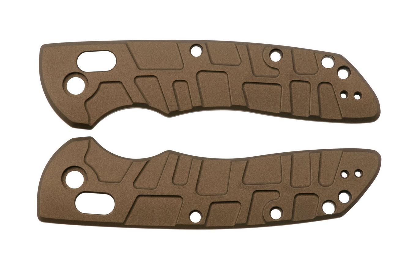 Lex Custom Hogue Deka Scales HODEH148 Turtle Burnt Bronze Titanium, handgreepschalen
