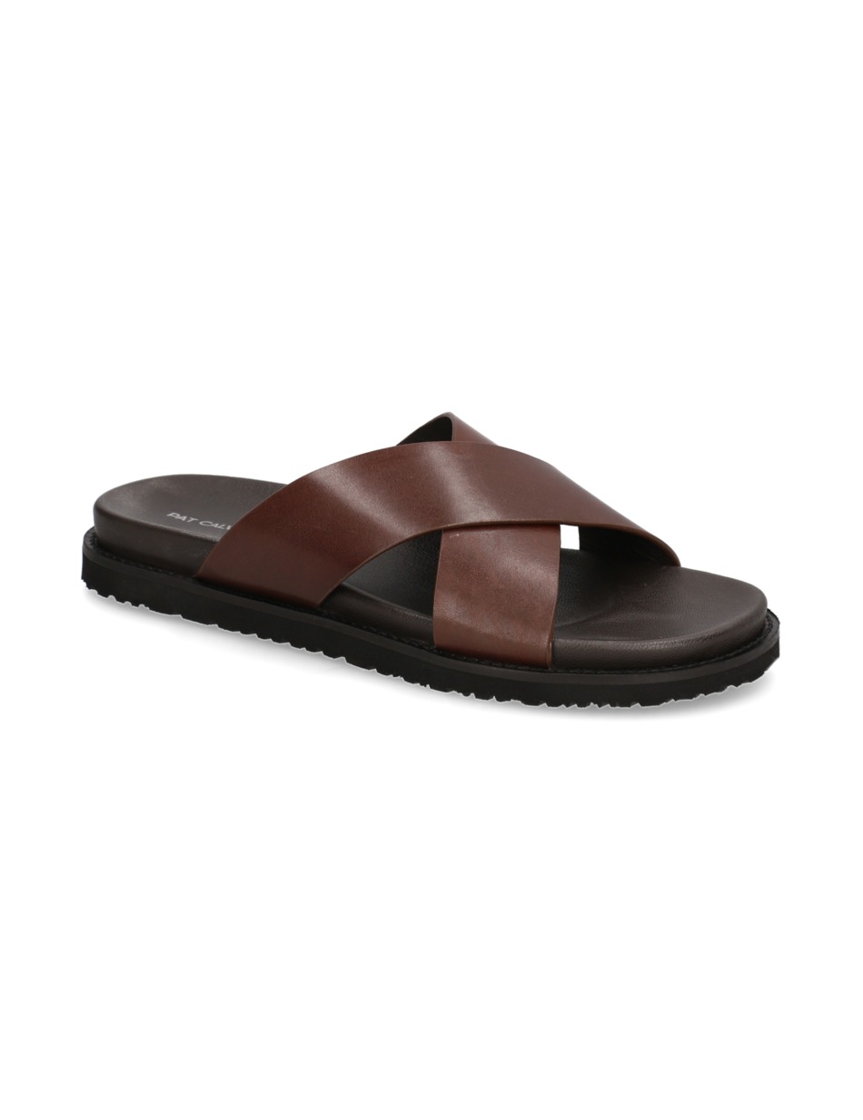 Glattleder Pantoffel