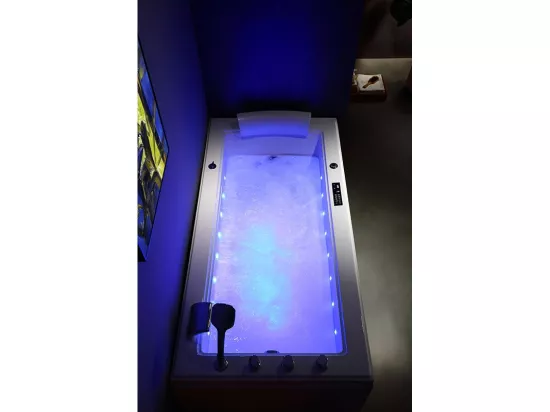 Baignoire balneo LORD SOLO MAX BLANC 1 place ARCHIPEL® 180X90 - GAUCHE