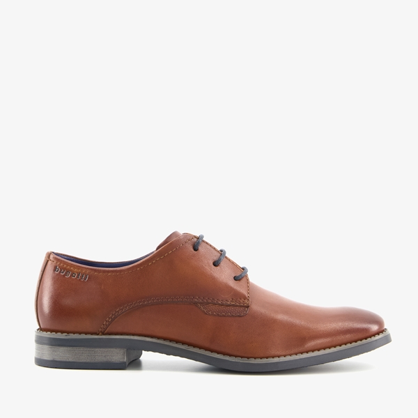 Bugatti Malco leren heren veterschoenen bruin