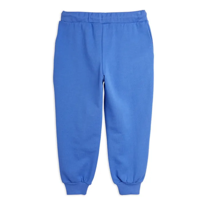 Mini Rodini Jogger Empiècement Ecureuil Coton Bio | Bleu