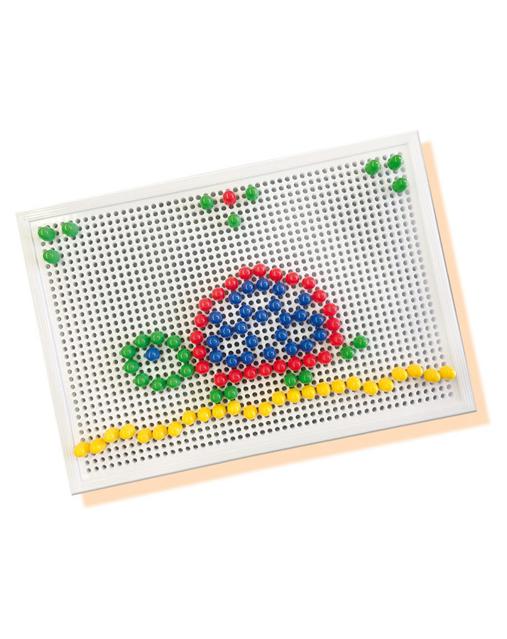 Mosaik-Steckspiel in bunt