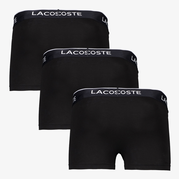 Lacoste heren trunk boxershorts 3-pack