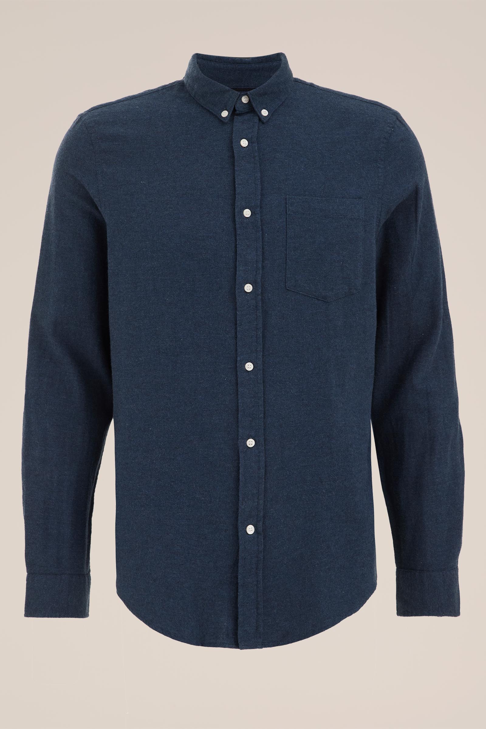 flanellen overhemd WE Fashion Donkerblauw