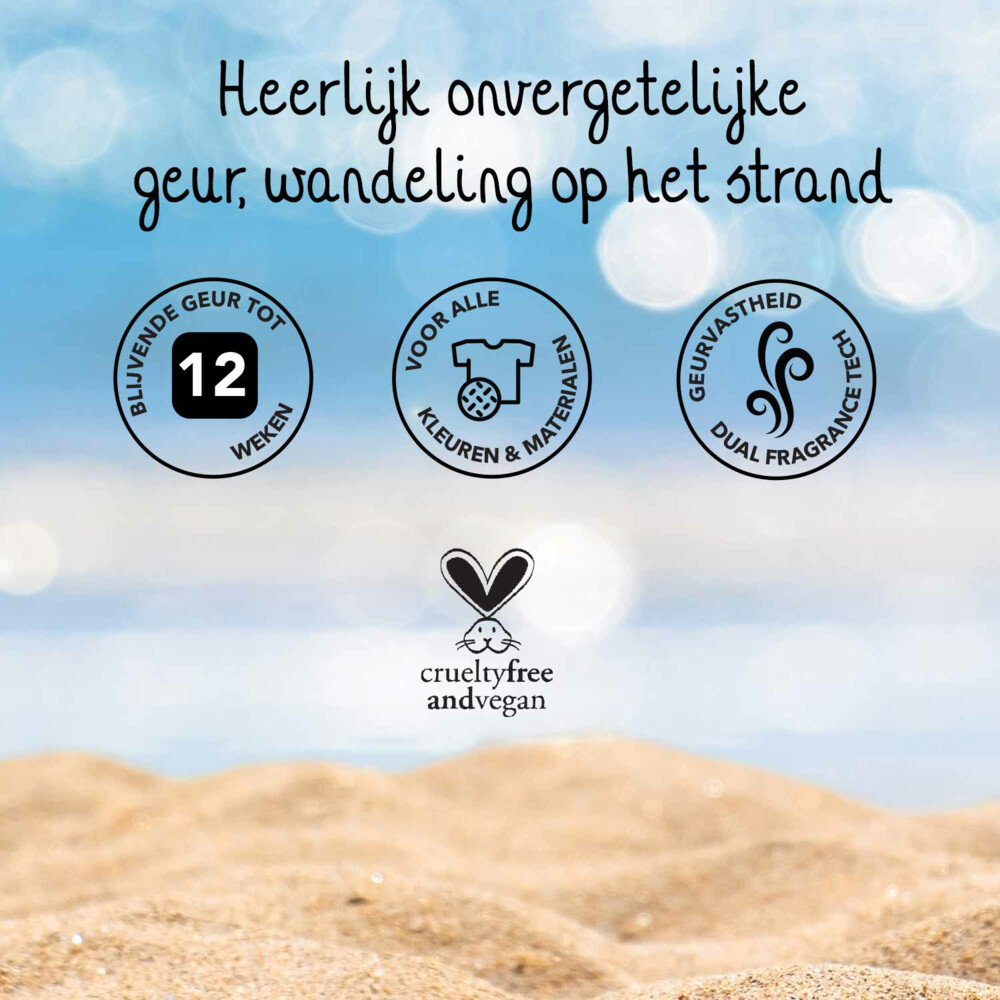 Cosmeau Geurbooster 25 Wasbeurten Navulling Zeebries250 gr