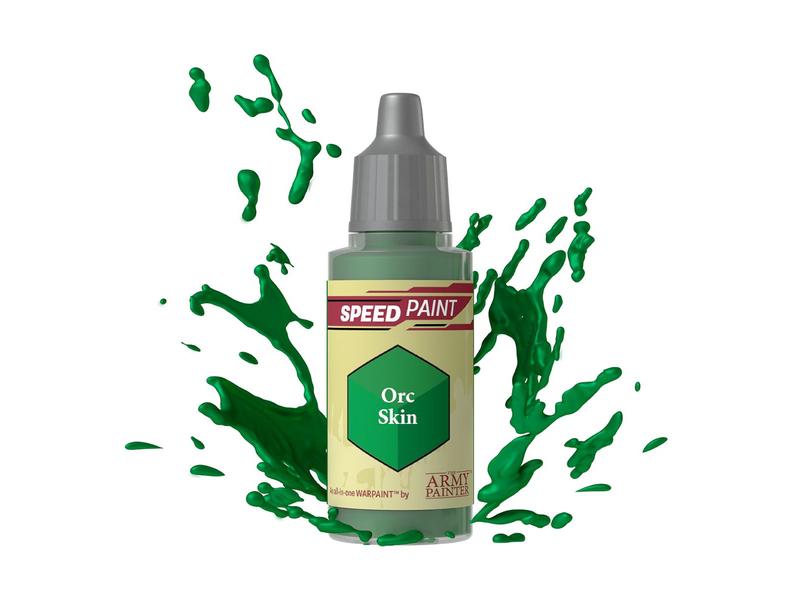 The Army Painter Spezial-Farbe Speed Paint: Orc Skin 18 ml Einschichtige, schnelle Bemallösung