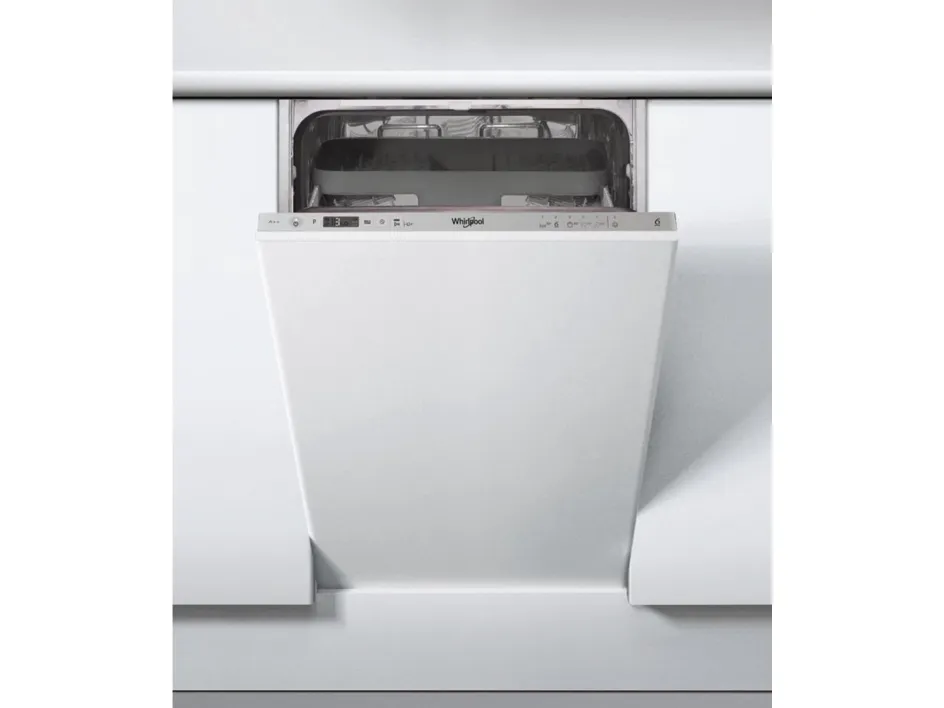 WHIRLPOOL WSIC3M27 - Opvaskemaskine - Sølv
