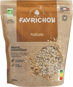 Favrichon Crunchy-Müsli Nature, 500 g