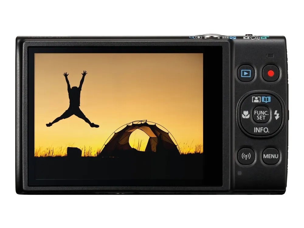 Canon IXUS 285 HS - Digitalkamera - kompakt - 20.2 MP - 1080p / 30 fps - 12x optisk zoom - Wi-Fi, NFC - sort