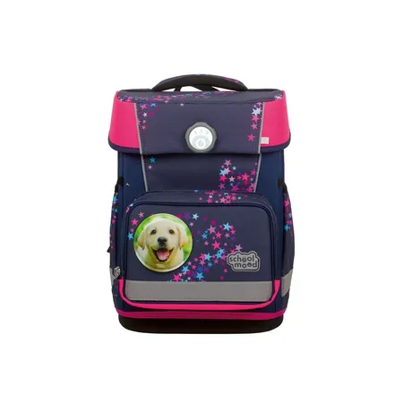 School-Mood Schulranzen-Set Champion Leni (Hund), 7-teilig