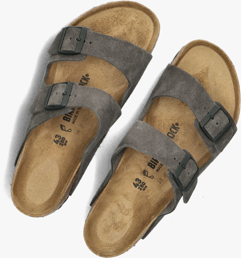 grijze birkenstock slippers arizona heren