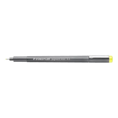 STAEDTLER® pigment liner Fineliner gelb 0,3 mm