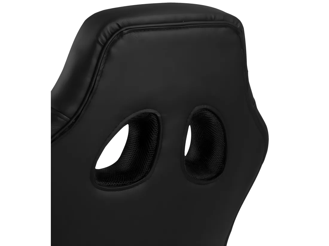 Race chaise de bureau gamer Simili cuir PU noir.