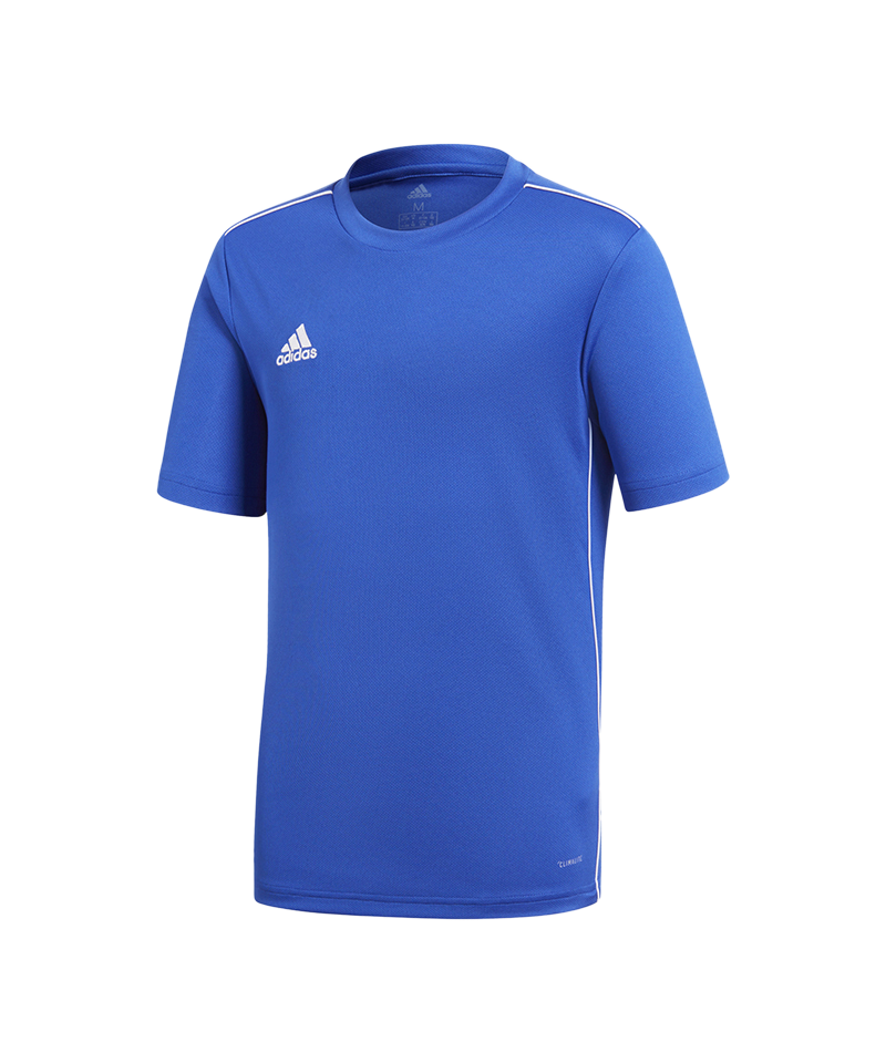 adidas Core 18 Trainingsshirt Kids Blau Weiss